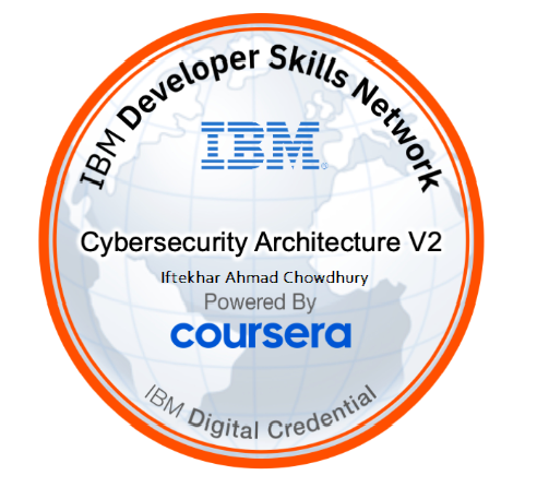 Iftekhar's Cybersecurity Architecture Certificate